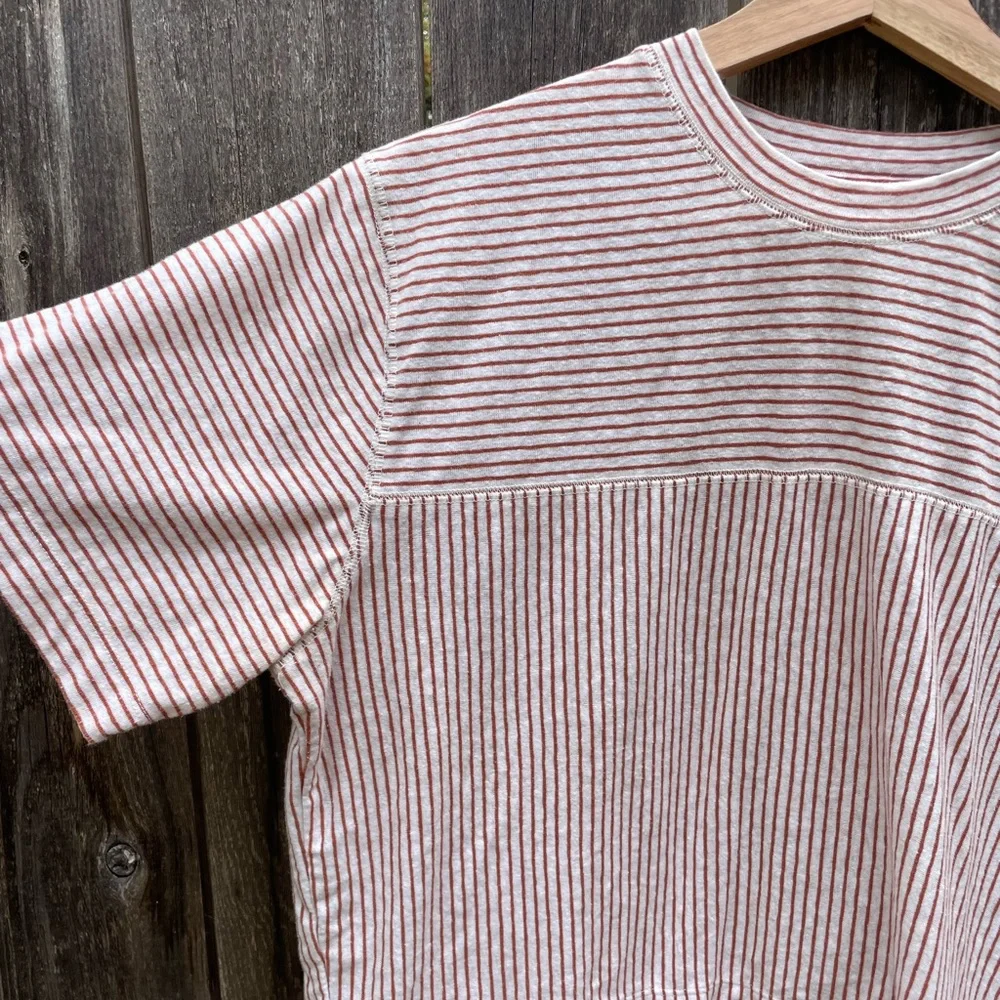 Lou & Grey striped boxy top, M - Picture 2 of 4